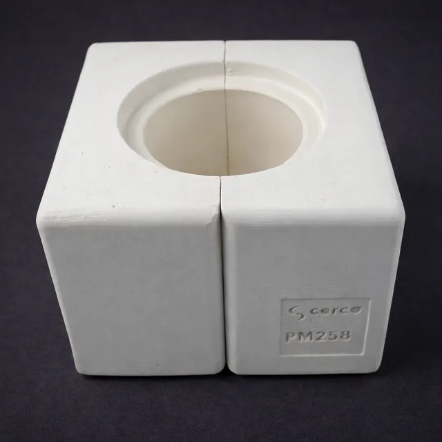 CERCO PM 258 stampo gesso tazza conica rovesciata 2 pezzi