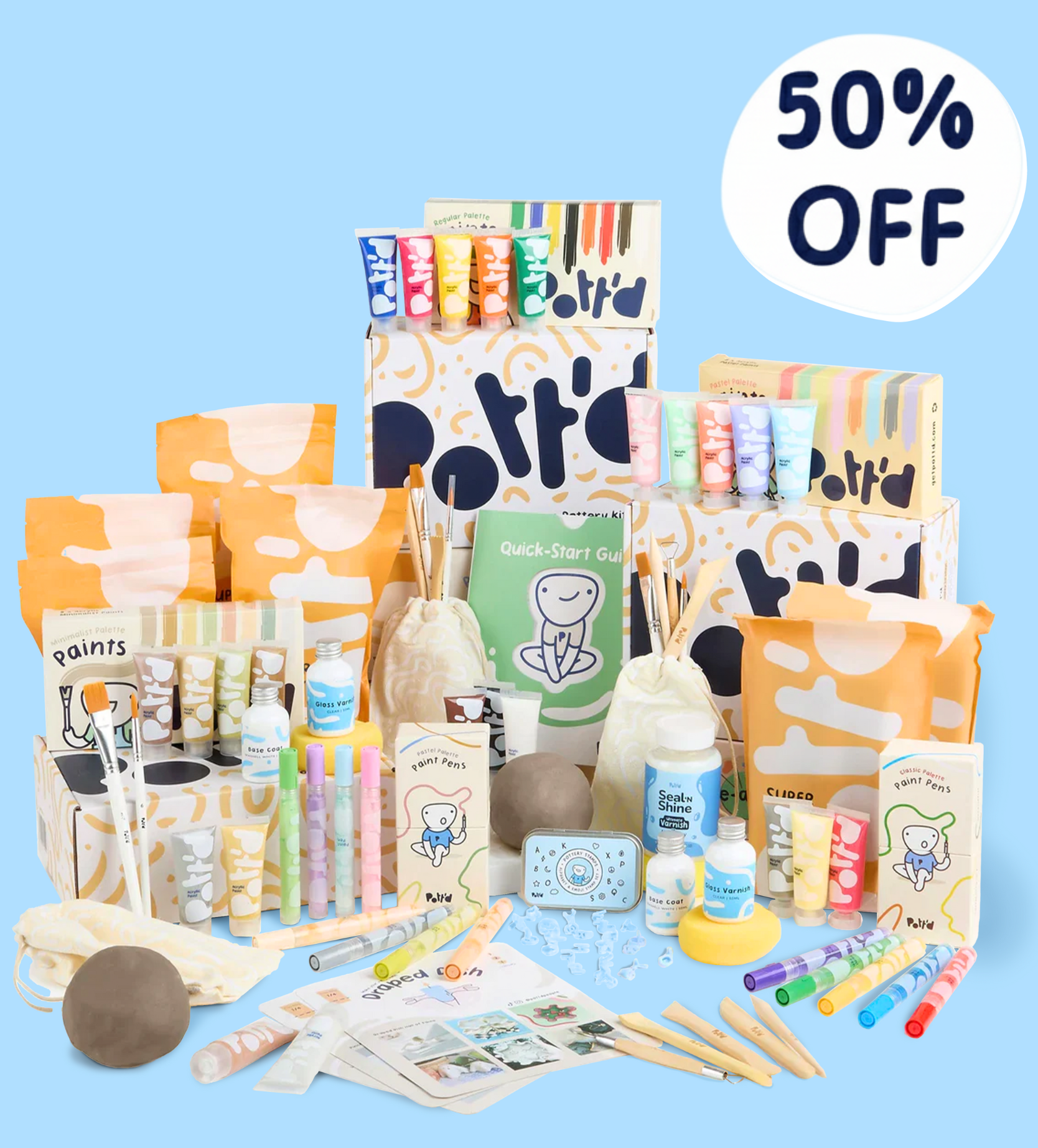 Pott'd Bundles Super Bundle kit ceramica completo casa