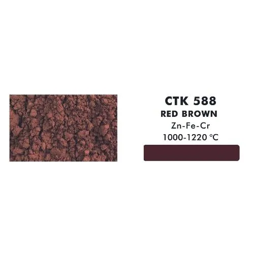 CERCO Underglazes CTK-588 ingobbio ceramico Red Brown