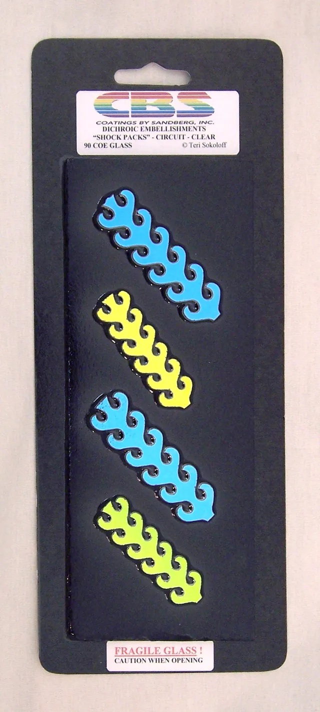 CBS Circuit vetro dicroico shock pack 4 pezzi 90 COE