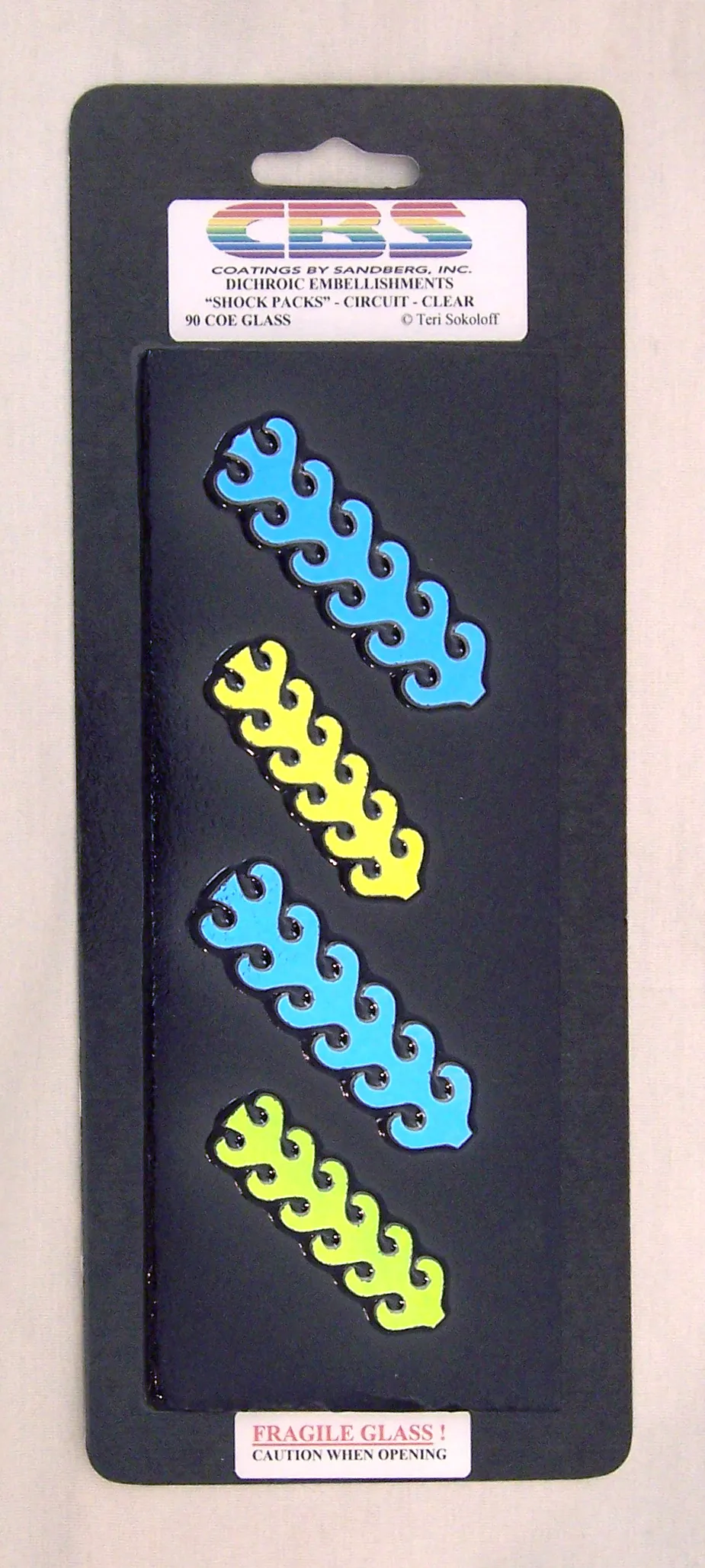 CBS Circuit vetro dicroico shock pack 4 pezzi 90 COE