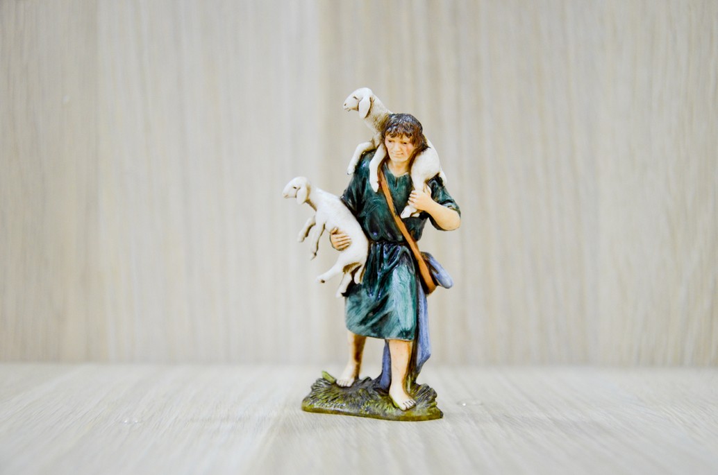Pastori Landi 0175-03 Buon Pastore 10 cm statuina presepe