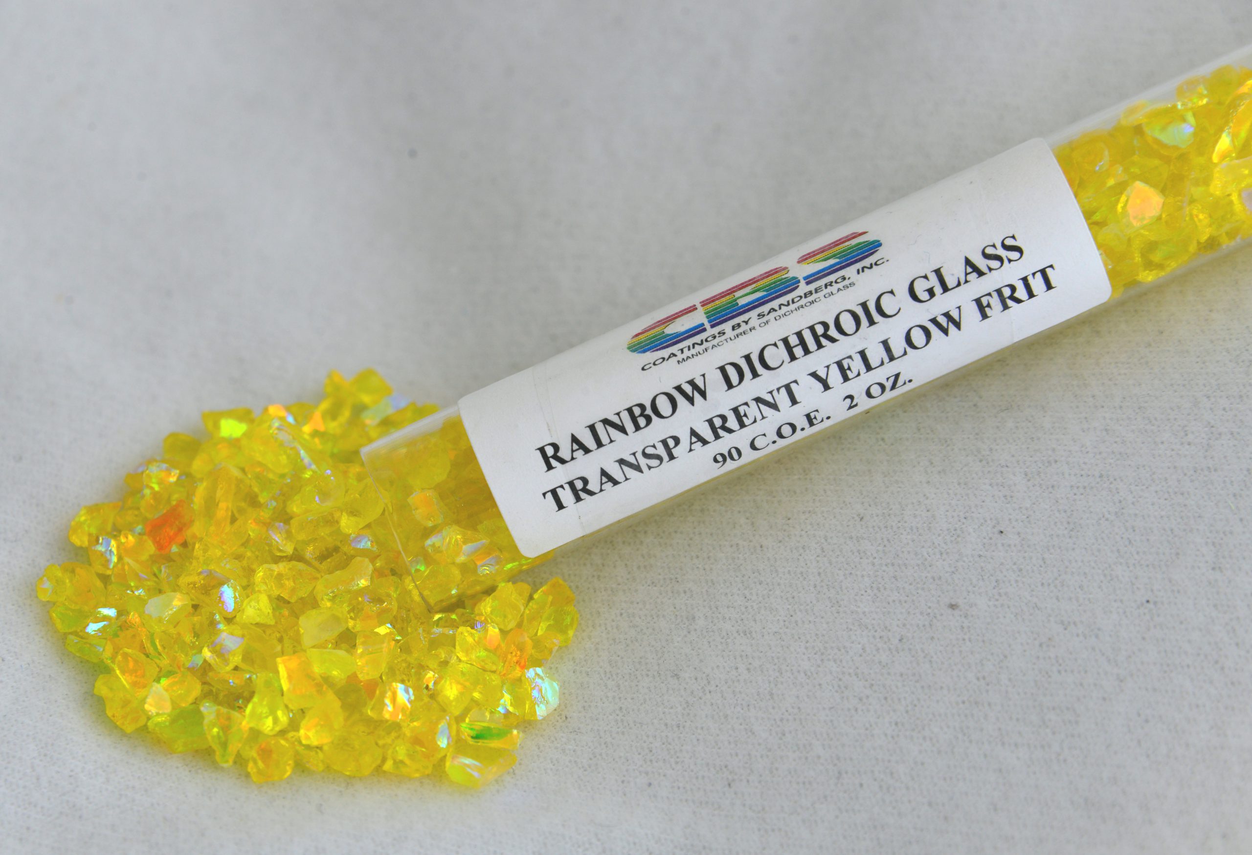 CBS Fritta Vetro Gialla Rainbow Coarse Frit 90/96 COE