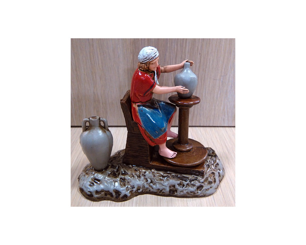 Ditta Montanini Landi 1029-05 gruppo vasaio presepe