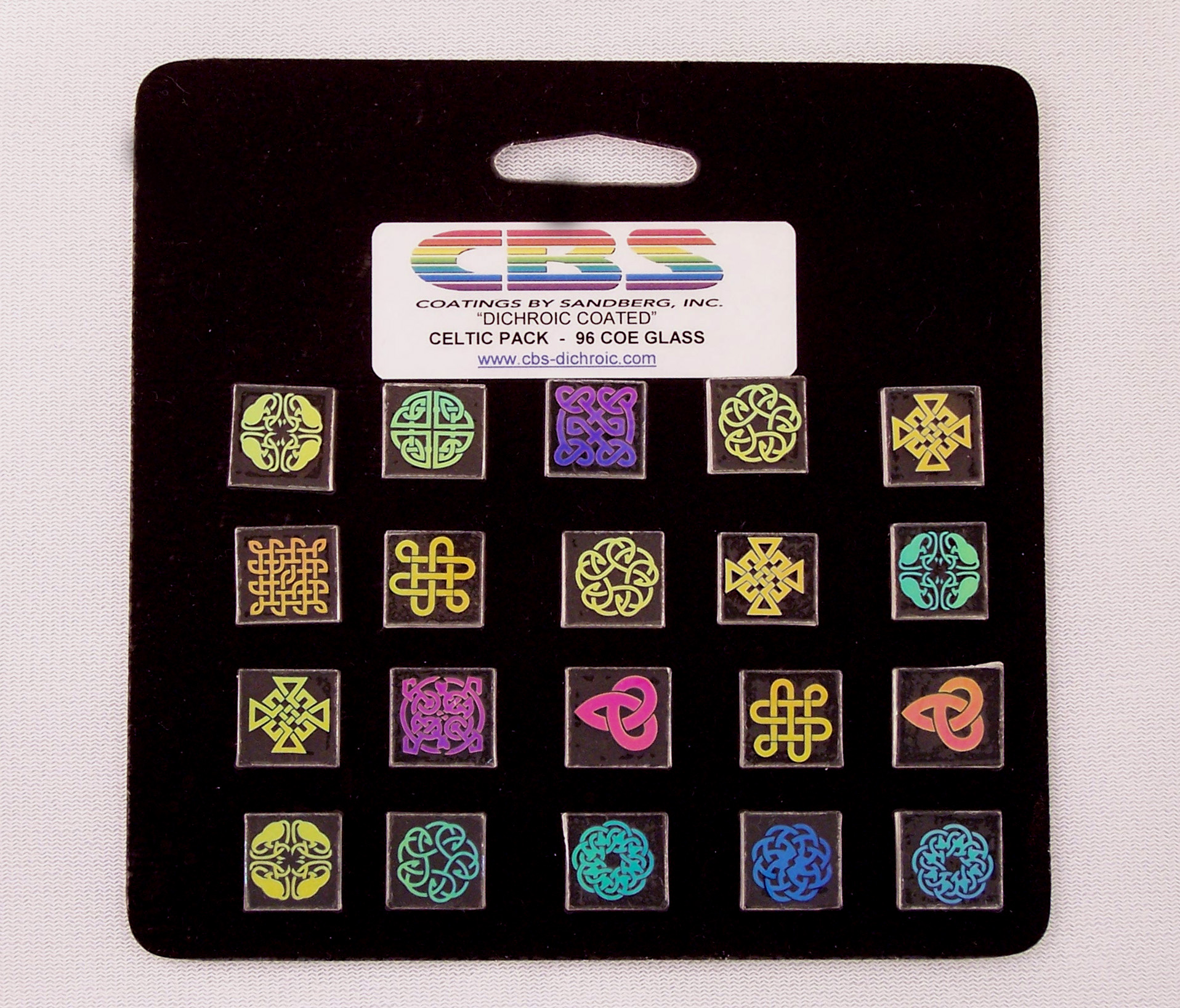 Cbs Dichroic Celtic Pack vetro fusione Small 20 pezzi