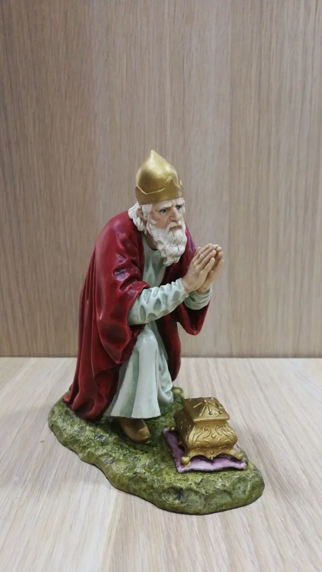 Pastori Landi 420-1805 Re Bianco statuina presepe 18 cm