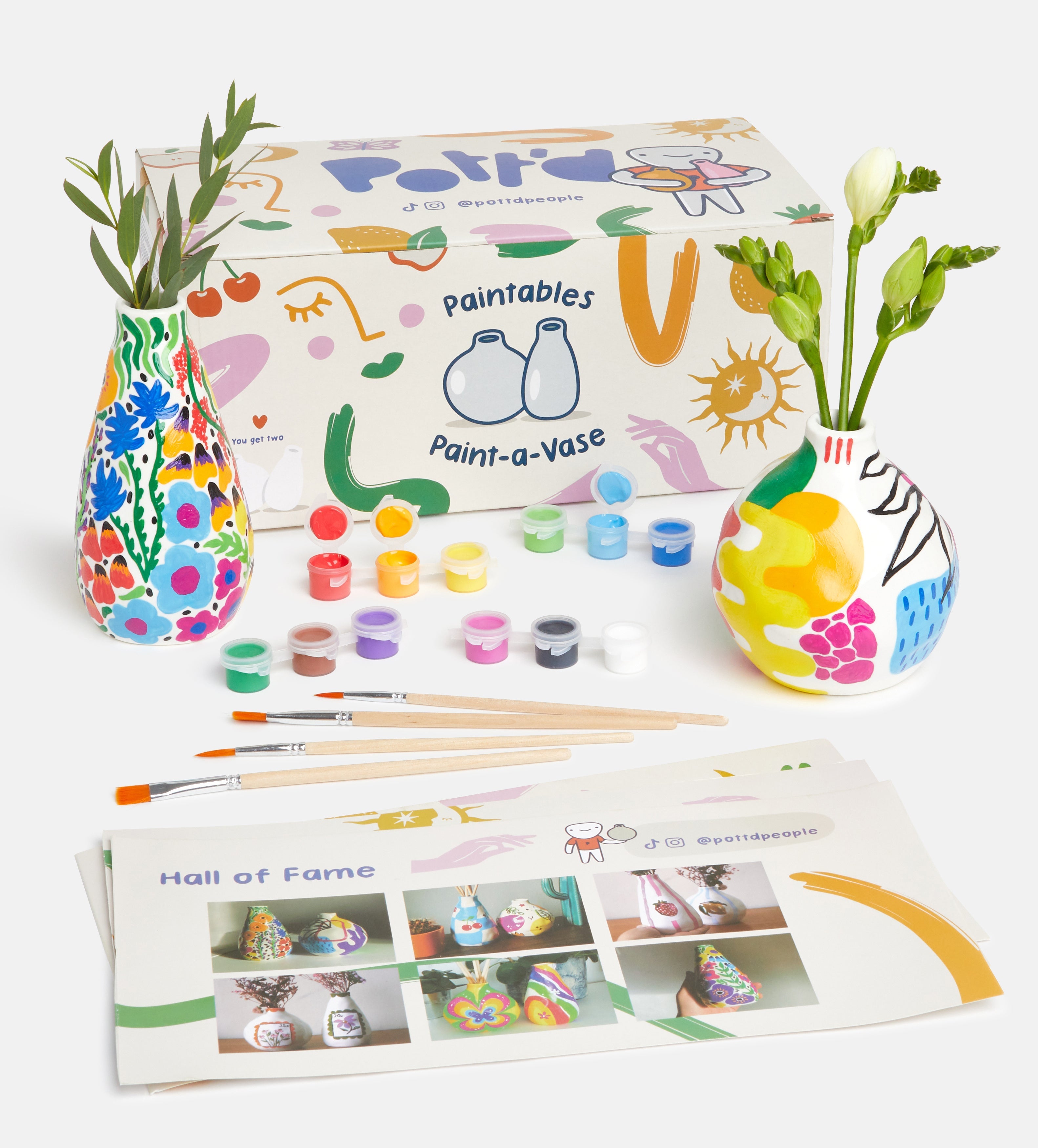 Pott'd Bundles Sip Sculpt Smile Kit Ceramica Galentine's