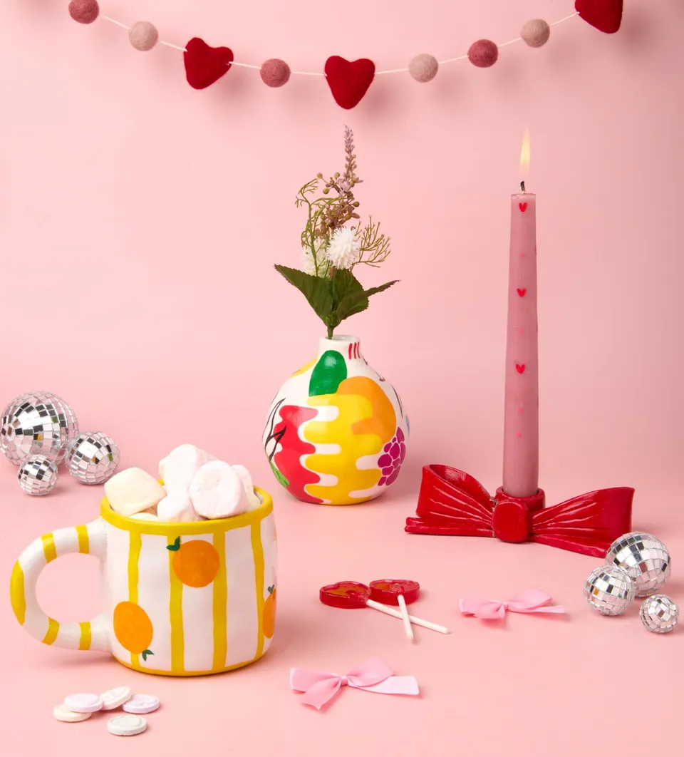 Pott'd Bundles Sip Sculpt Smile Kit Ceramica Galentine's