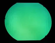 Cbs Dichroic Shop by Color Aqua vetro tondo blu verde 19 pollici