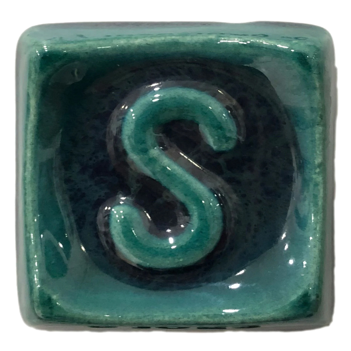 CERCO S 1053 Petrol Green smalto ceramico 335 ml verde trasparente bassa cottura