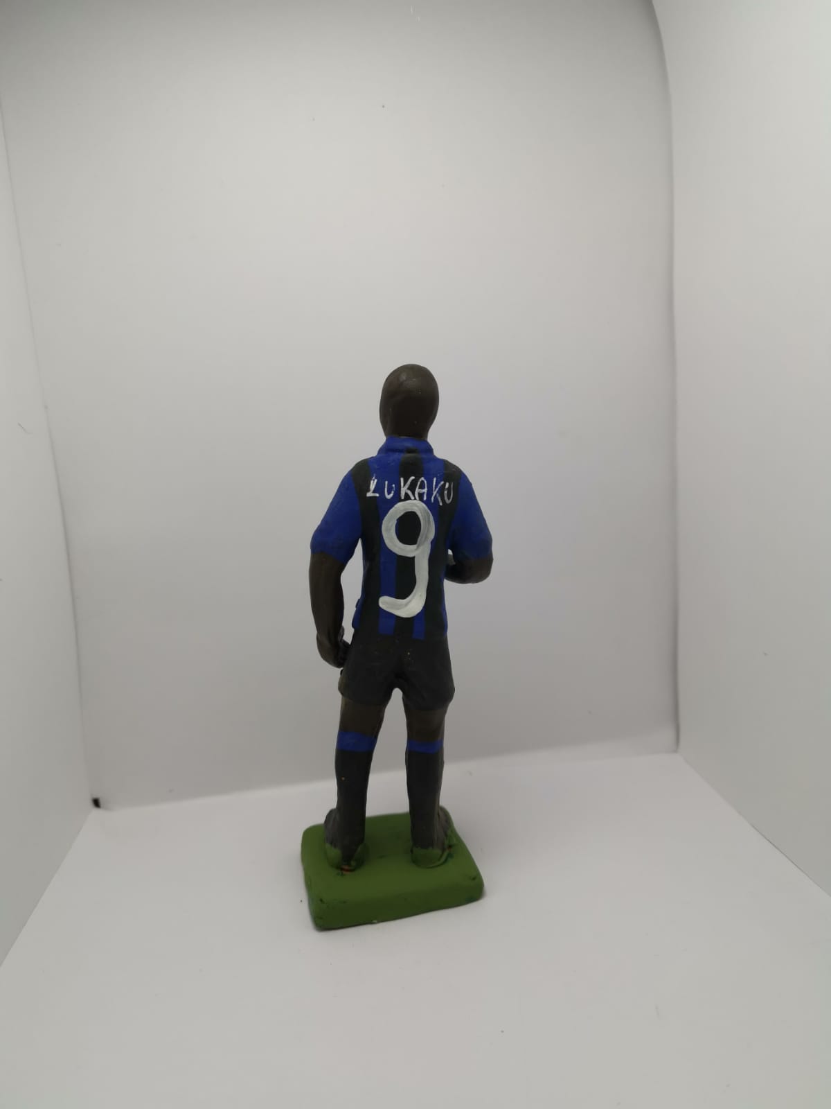 Personaggi Famosi Romelu Lukaku Statuina Presepe Terracotta 14-17cm