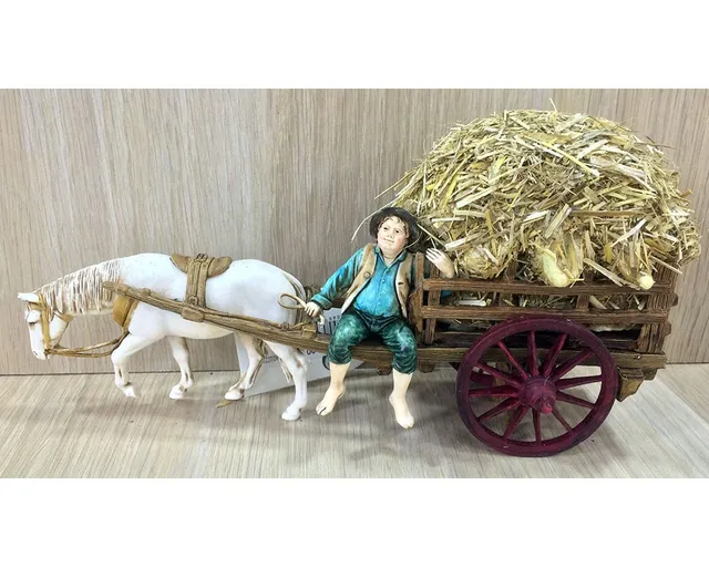 Ditta Montanini Gruppi Landi 1032-00 carro con fieno presepe