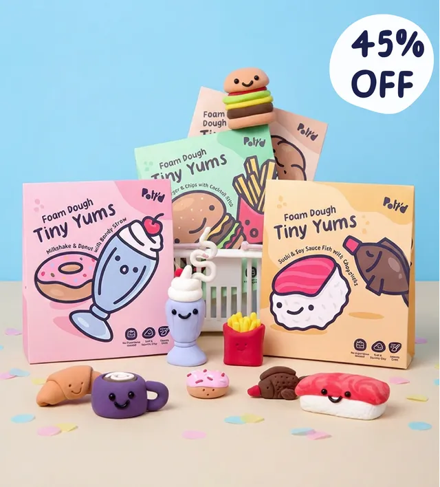 Pott'd Tiny Yums Big Bites Bundle kit argilla mini dolci