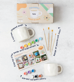 Pott'd Painting Kits Paint-a-Mug x2 kit pittura 2 tazze