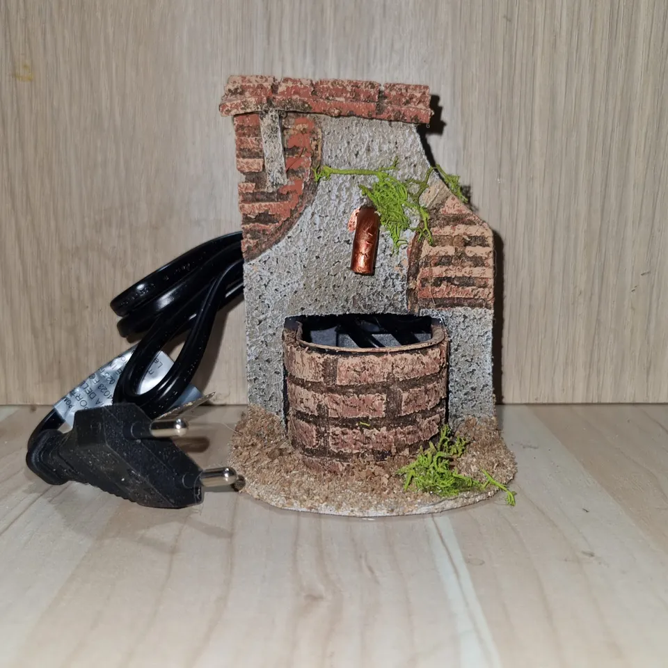 Ditta Montanini FN3 fontana presepe in sughero naturale