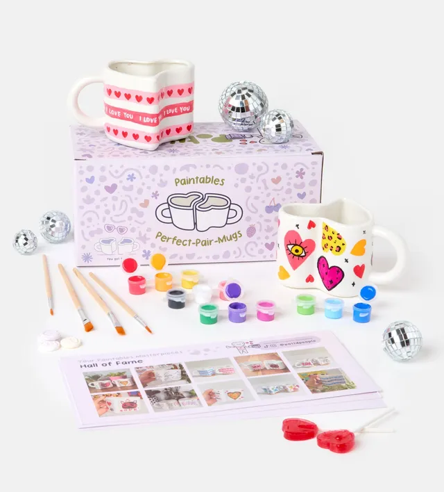 Pott'd Painting Kits Perfect-Pair-Mugs x2 kit ceramica 2 tazze