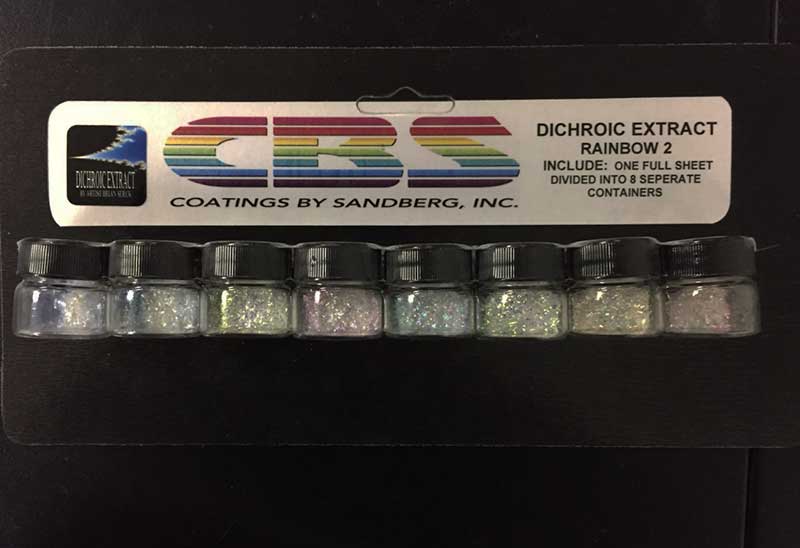 Cbs Dichroic Extract Rainbow 2 polvere vetro sample set