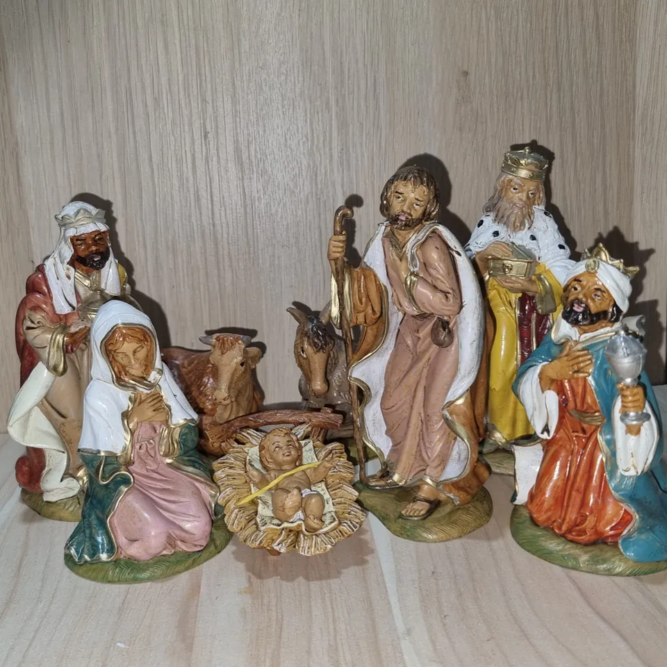 Ditta Montanini Pastori PVC Euromarchi Natività Statuine 12 cm