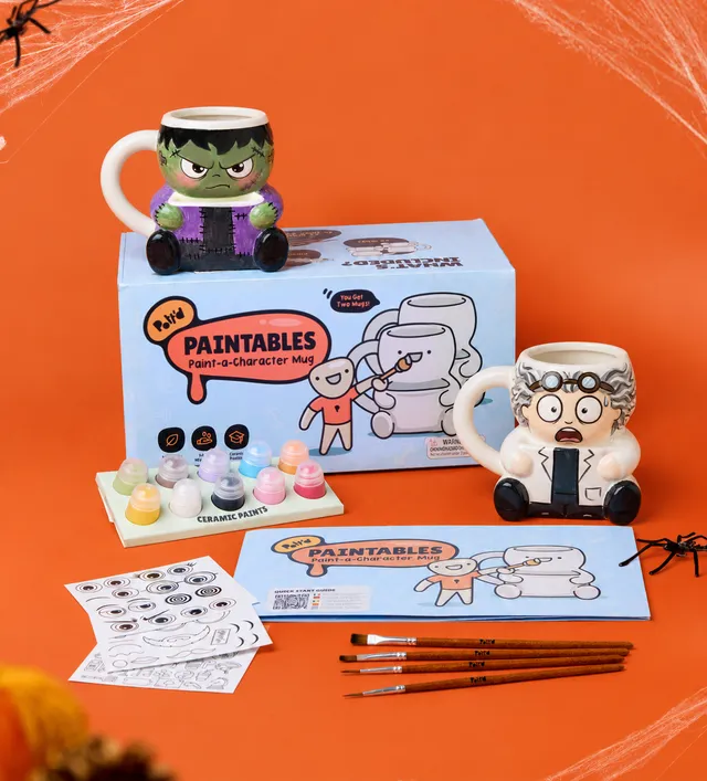 Pott'd Painting Kits Halloween Charaktere kit tazze ceramica