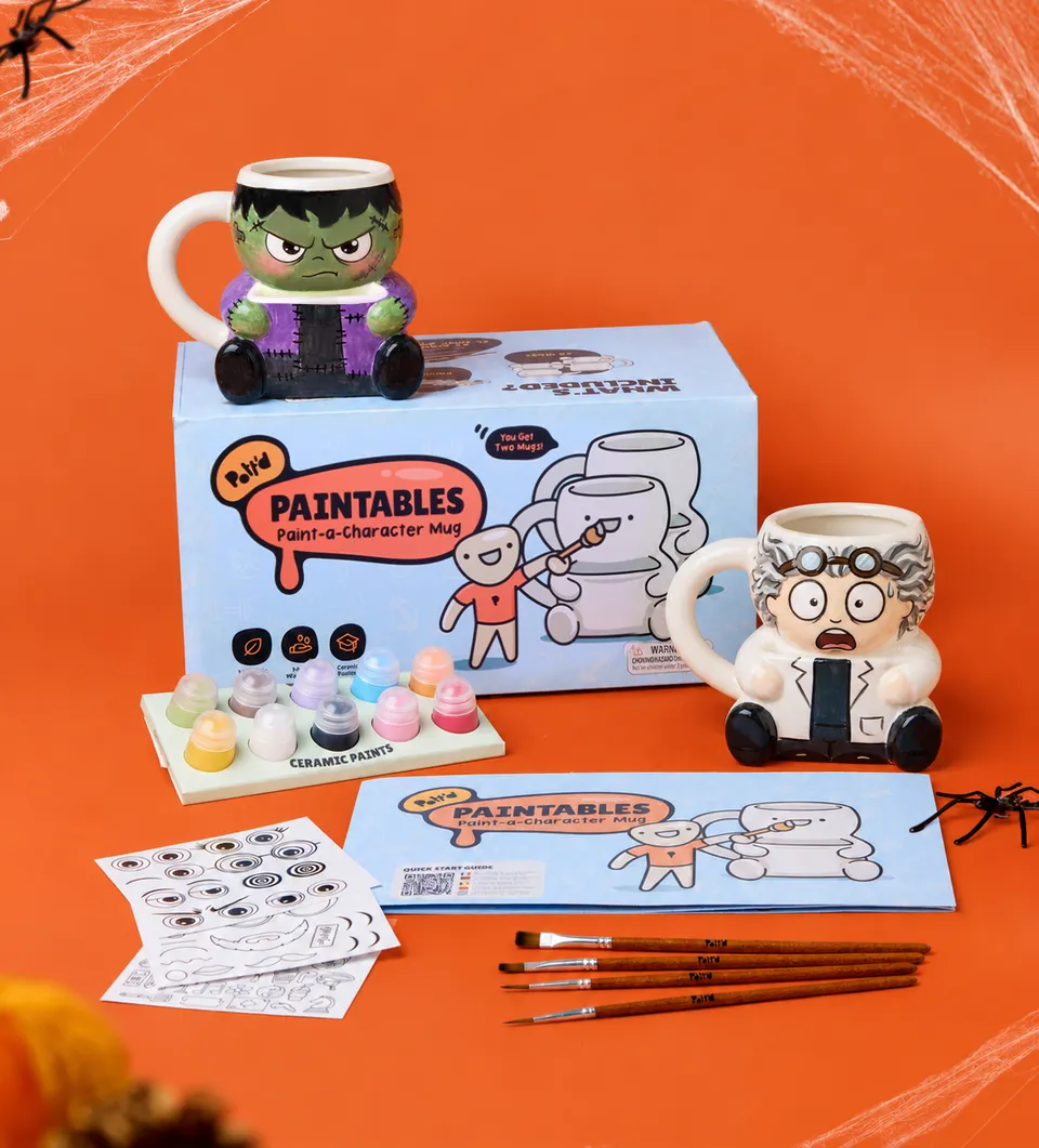 Pott'd Painting Kits Halloween Charaktere kit tazze ceramica
