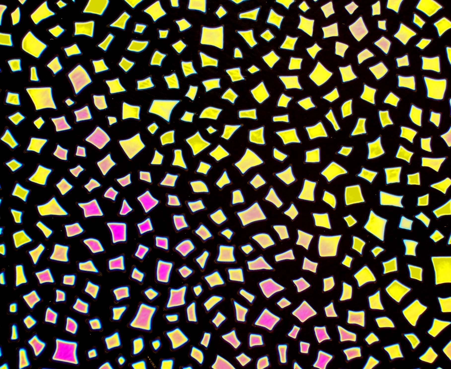 Cbs Borderline Confetti Green Magenta vetro dicroico Aurora Borealis