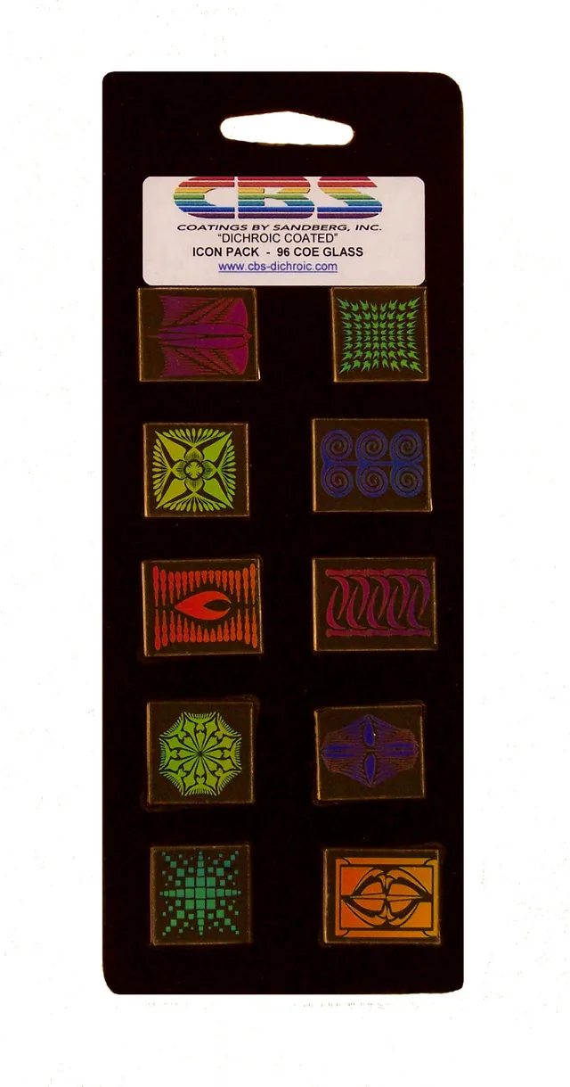 Cbs Icon Pack Medium tasselli vetro fusione 10 pezzi misti