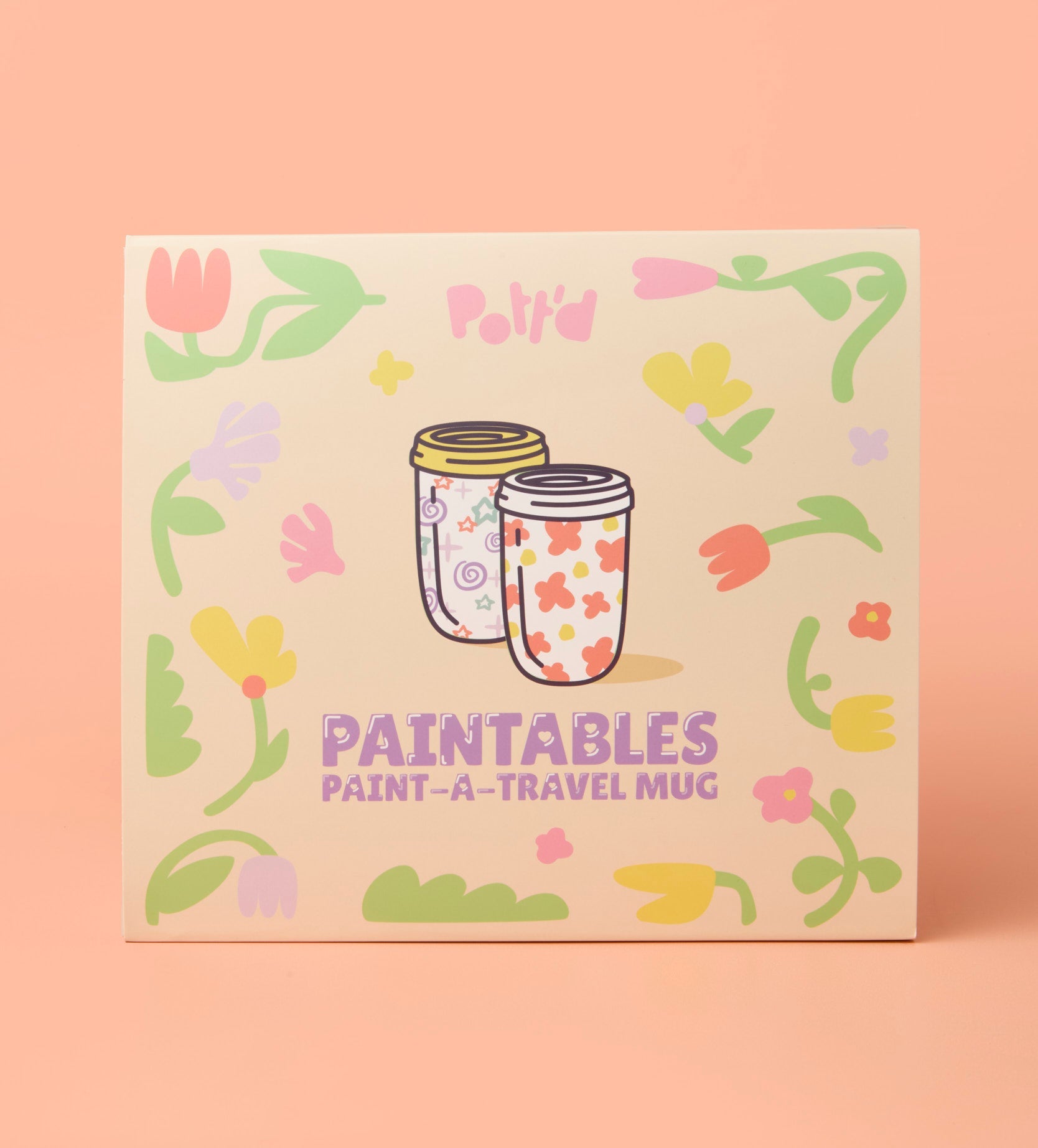 Pott'd Painting Kits Mum Travel Mug tazza viaggio mamma