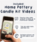 Pott'd Home Pottery Kits kit candele ceramica fai da te