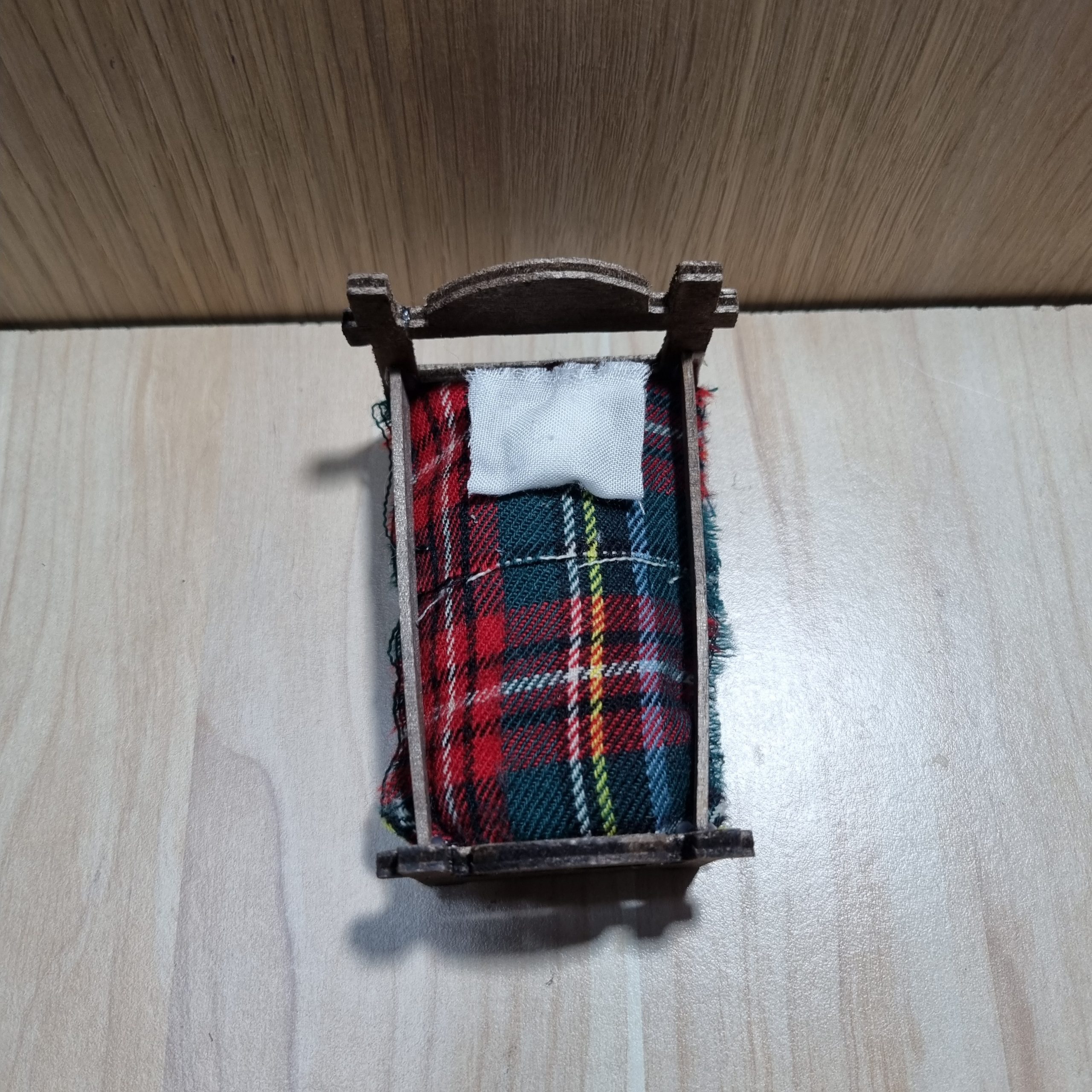 Montanini Letto grande accessorio presepe minuterie