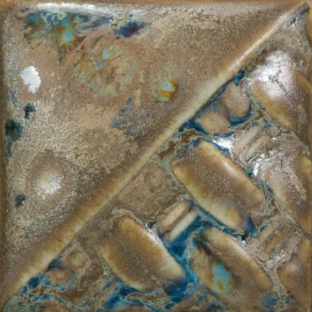 Mayco Foundations Muddy Waters smalto ceramica cristalli marrone
