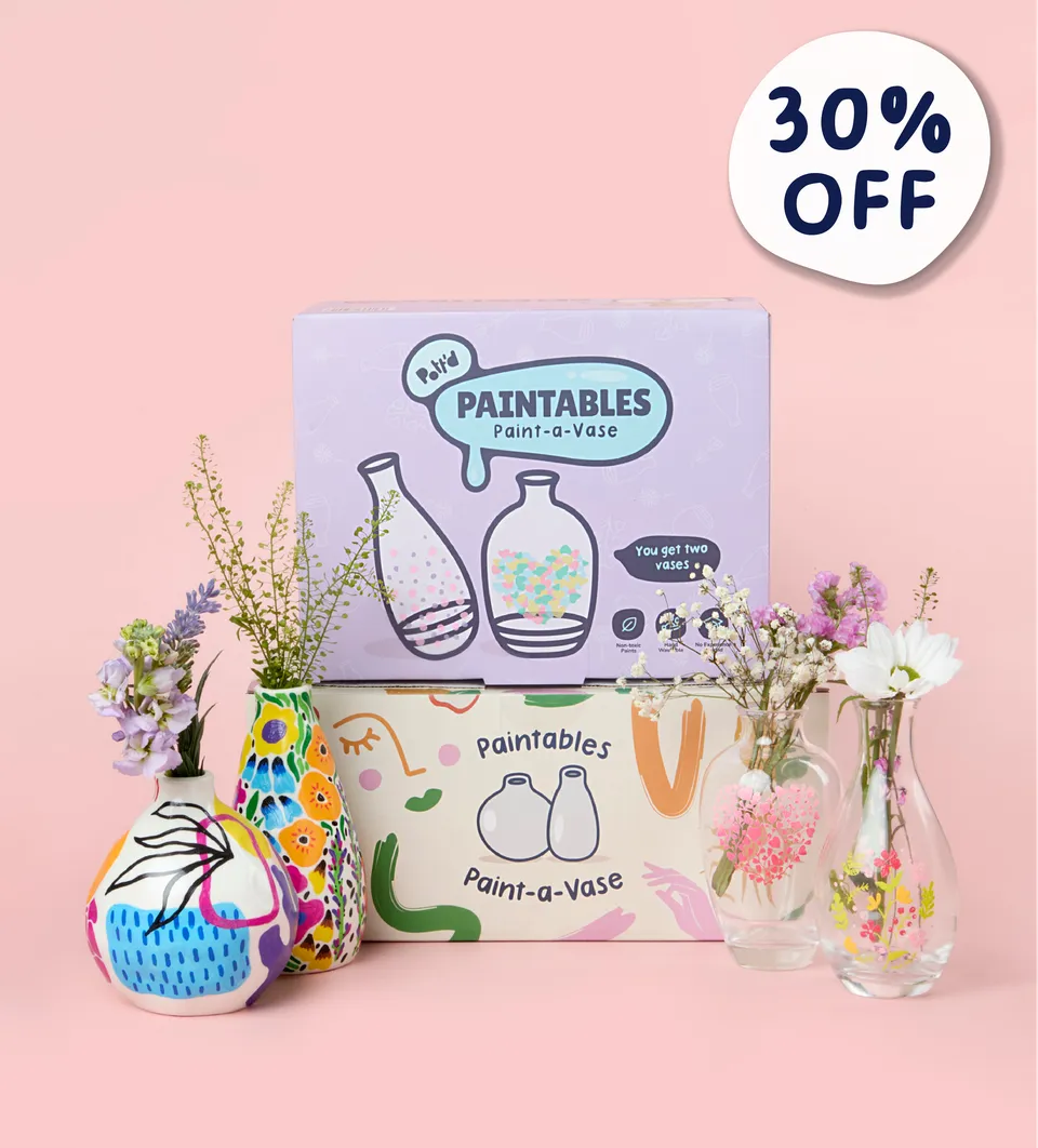 Pott'd Bundles Vase Painting kit vasi ceramica vetro