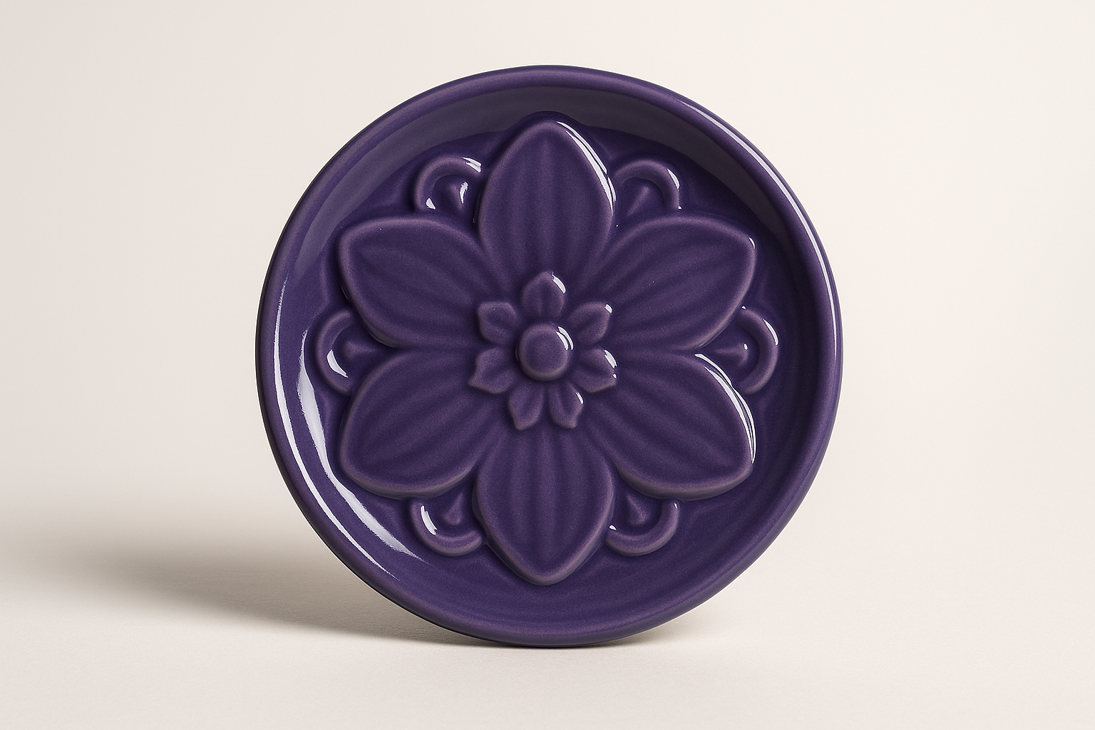 Colorobbia Fiorentina smalto ceramico viola lucido