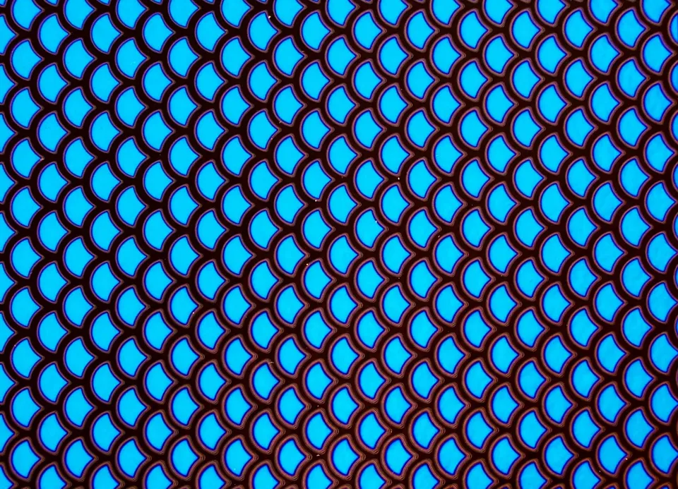 Cbs Borderline Scale vetro dicroico giallo blu quarter