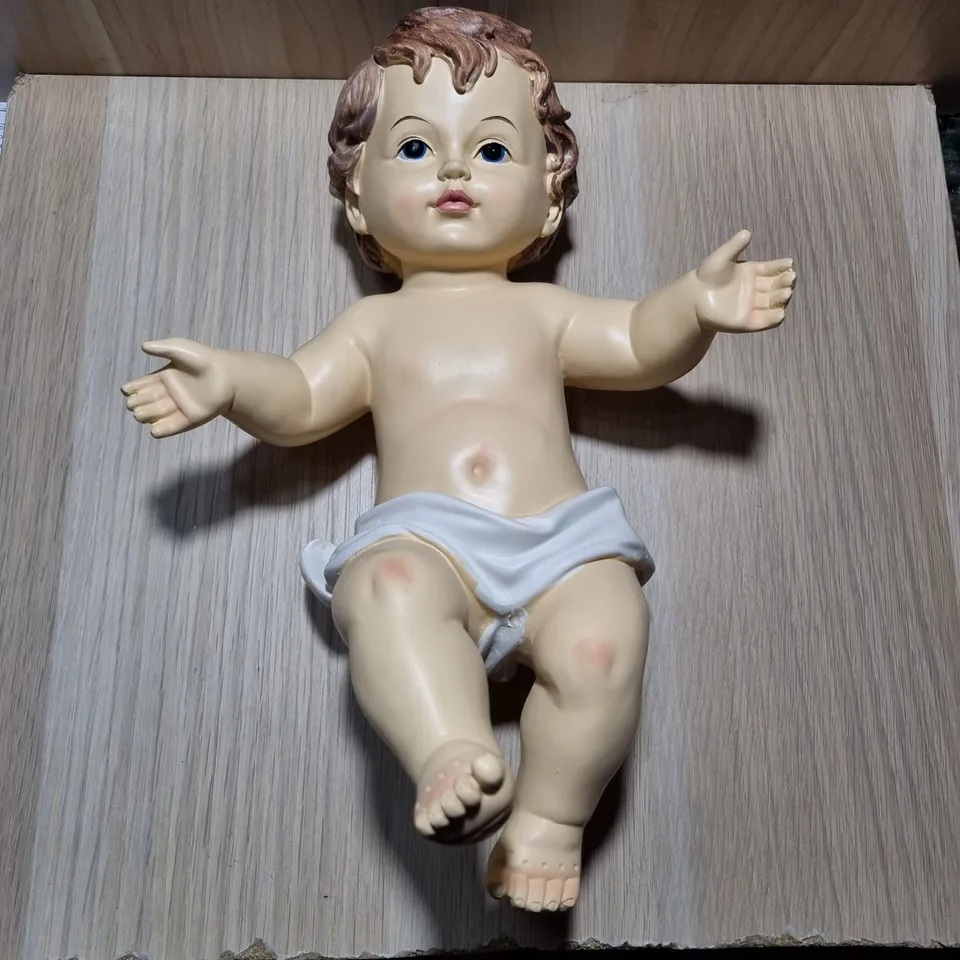 Ditta Montanini Natività Bimbo Resina 28 cm Gesù