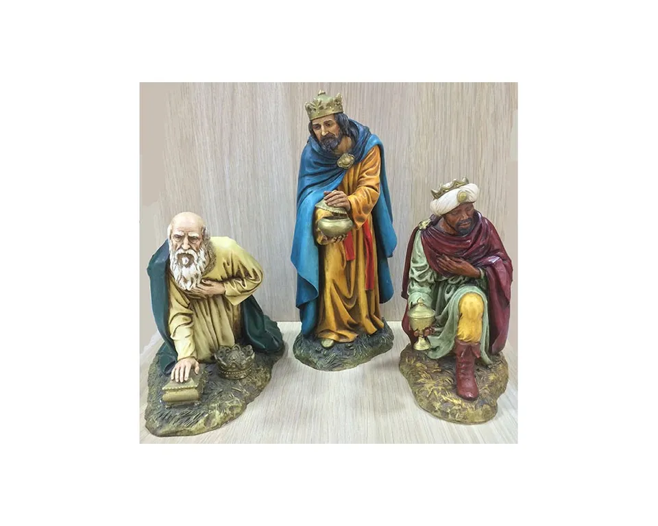 Ditta Montanini Pastori Landi 2007 Tris Magi 20 cm statuine presepe