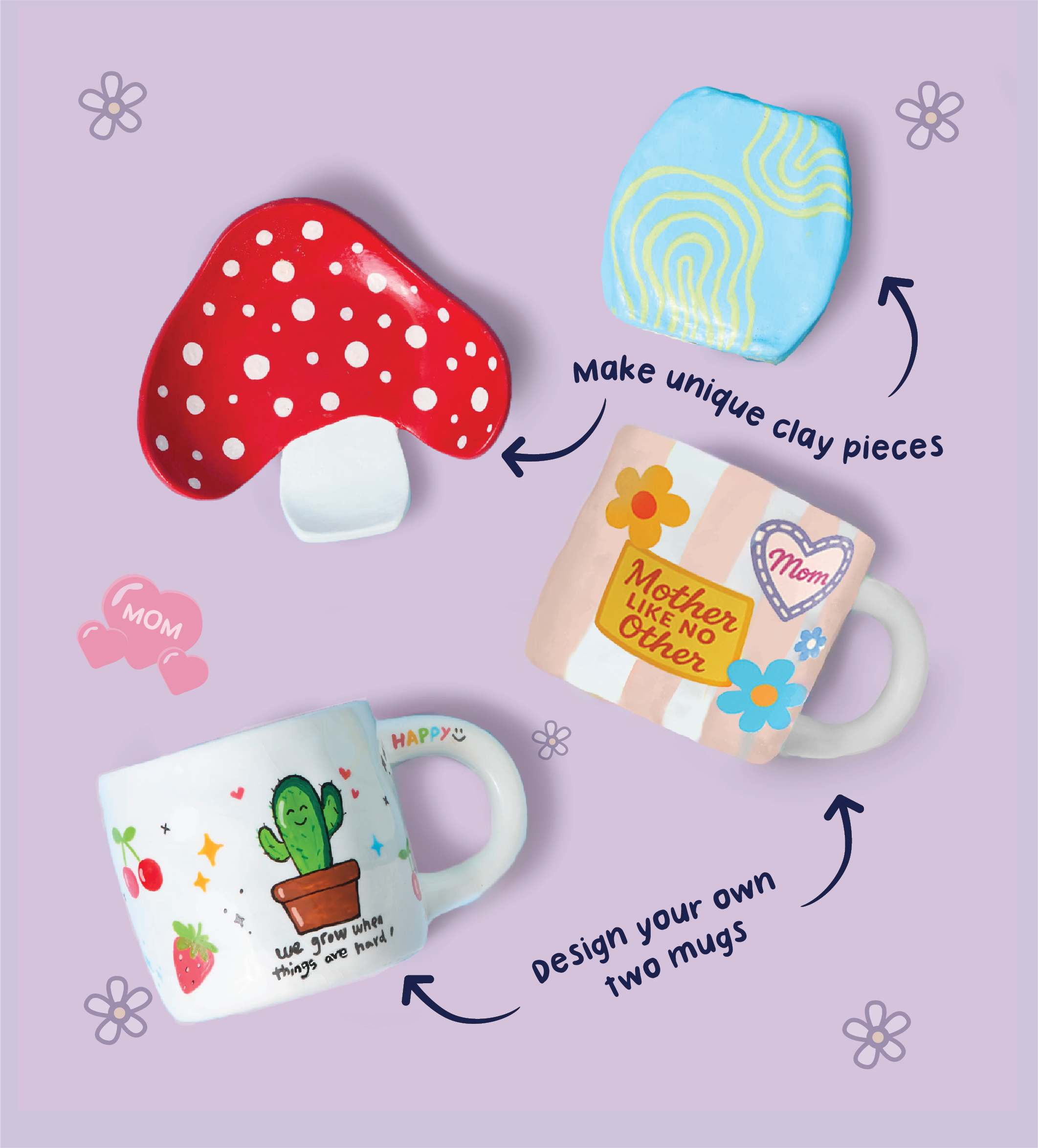 Pott'd Bundles Mother's Day Gift Bundle kit regalo creativi