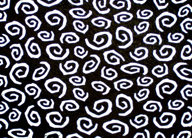 Cbs Borderline Spirals vetro dicroico rosso argento quarto foglio