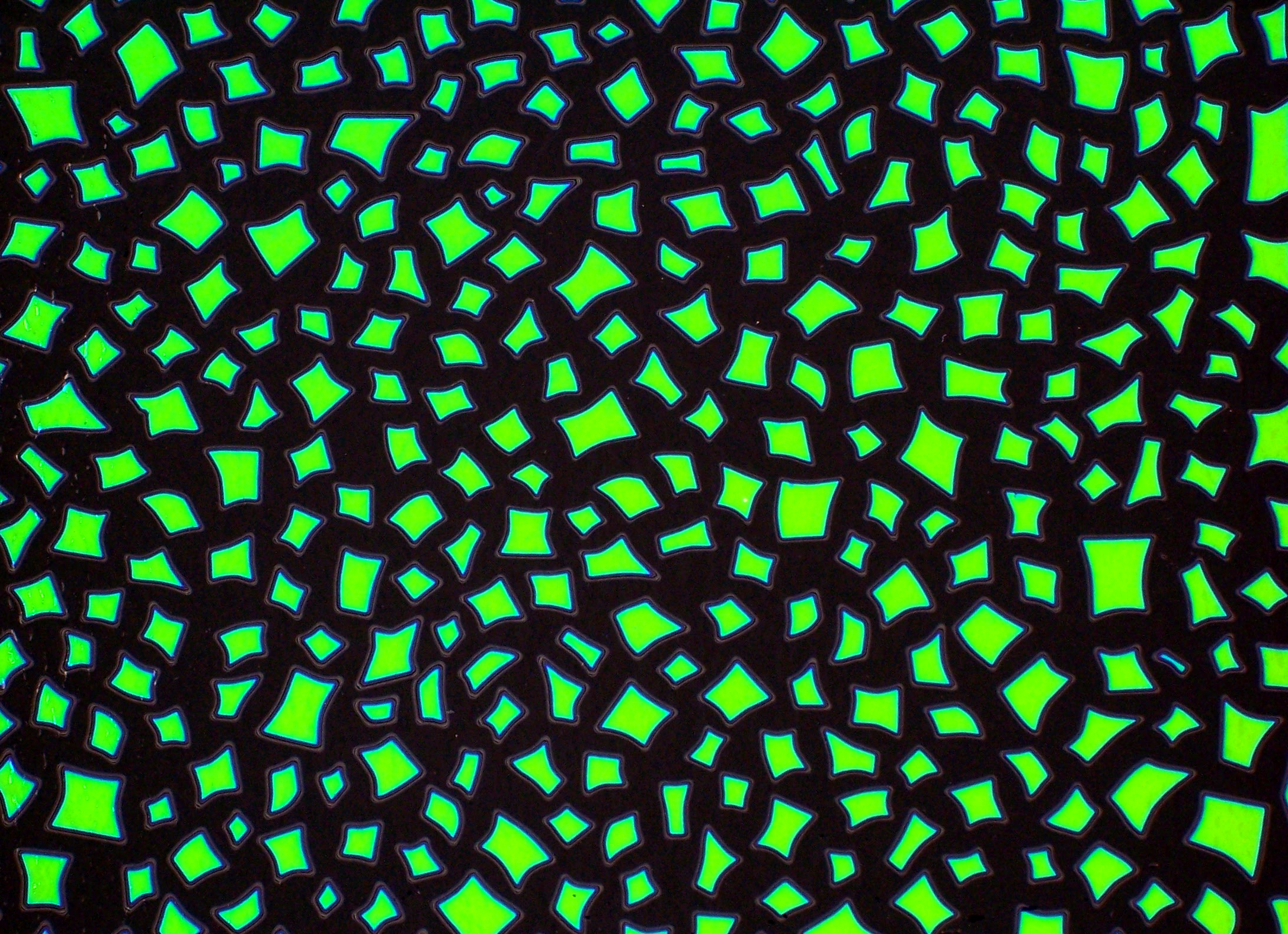 Cbs Dichroic Borderline Confetti Emerald vetro dicroico quarto foglio
