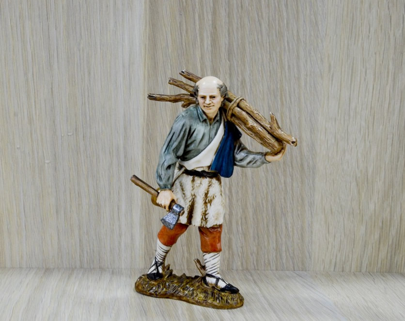 Ditta Montanini Pastori Landi 1262-03 Boscaiolo statuina 12cm