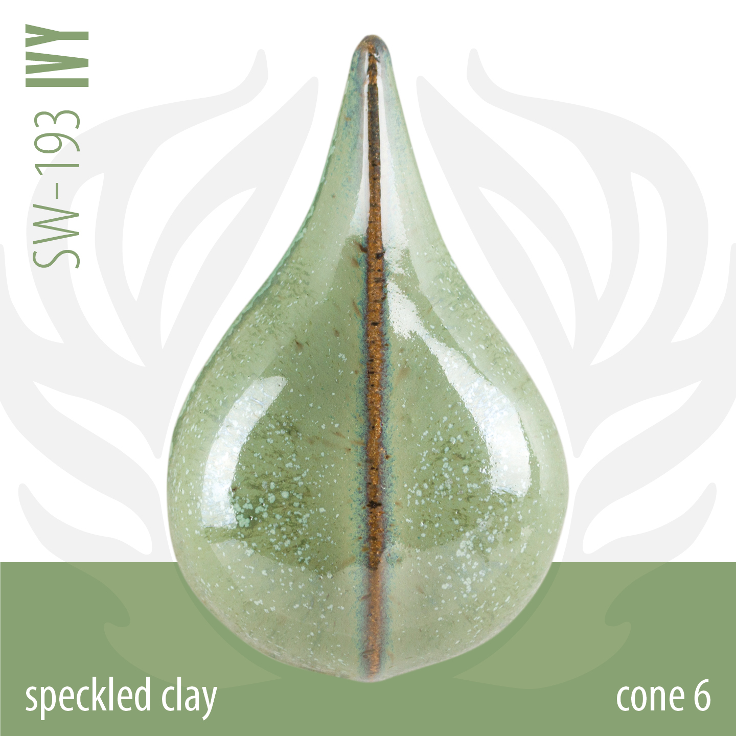Mayco Stoneware Ivy smalto ceramica verde alta temperatura
