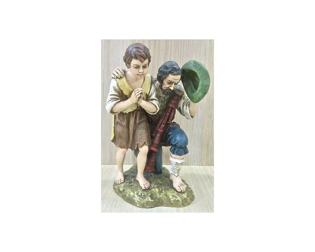 Ditta Montanini Pastori Landi 2009 2 pastori presepe 20 cm