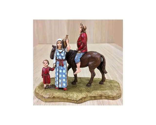 Ditta Montanini Gruppi Landi 0601-04 gruppo presepe resina