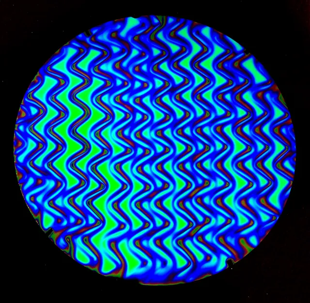 CBS Dichroic Twizzle Emerald vetro dicroico smeraldo