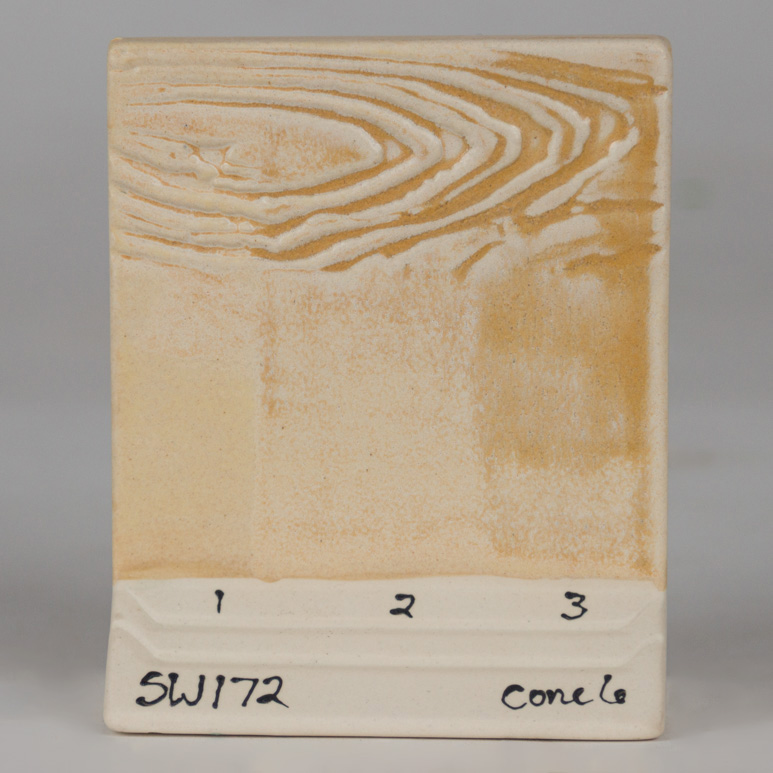 Mayco Stoneware Macadamia smalto ceramica crema opaco food safe
