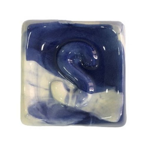 CERCO Water Marbling EBR 001 colore ebru blu cobalto
