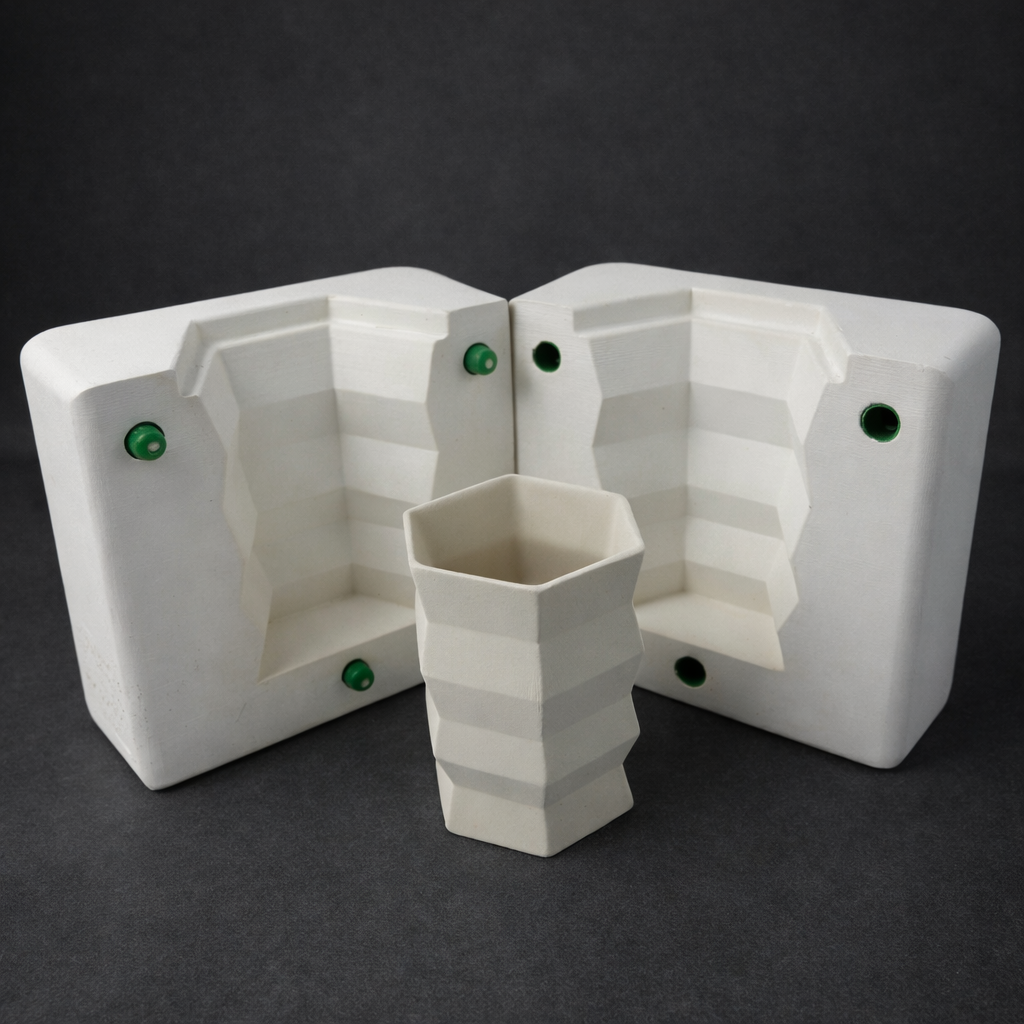 CERCO PM 217 stampo gesso tazza ladder mug 2 pezzi