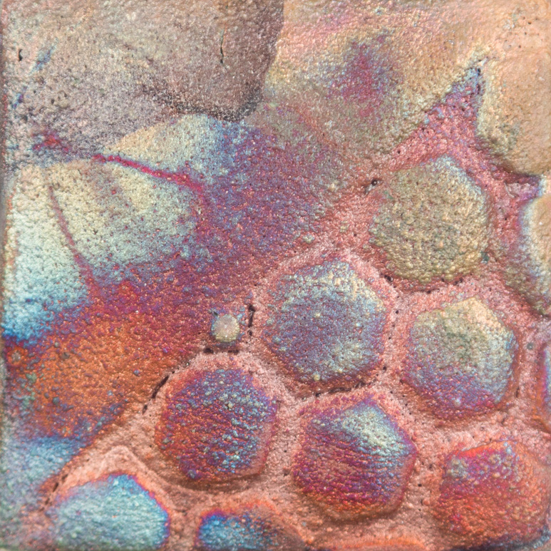 Smalto Raku Peacock Matte RK-106 ceramico rame opaco iridescente