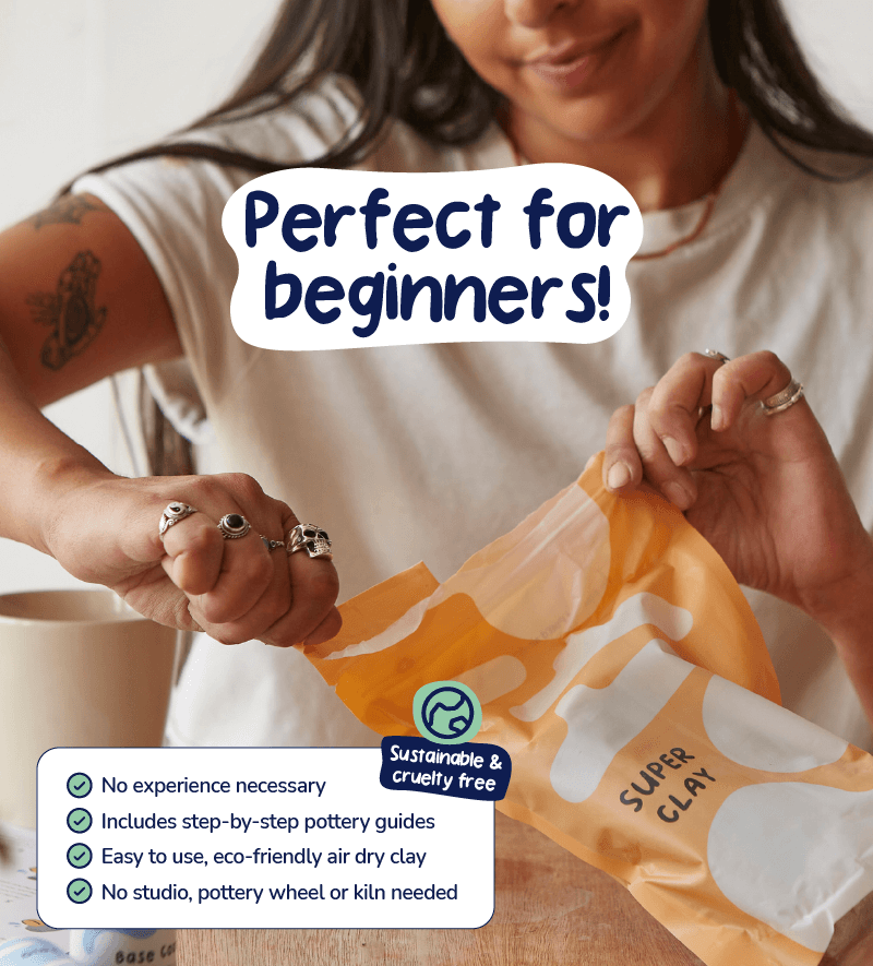 Pott'd Home Pottery Kits Deluxe kit ceramica pastello