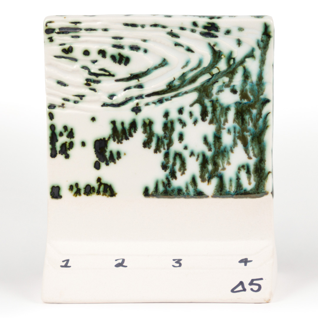 Mayco Stoneware Green Jasper smalto ceramico verde cristalli