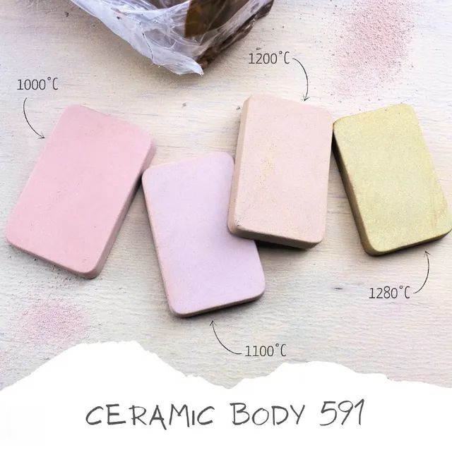 Cerama Impasti 591 G&S argilla semirefrattaria chamotte 25%